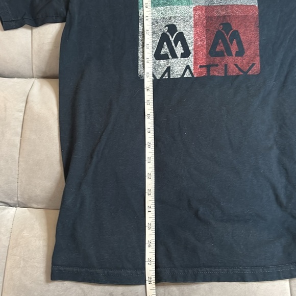 Matix Men's Black Graphic T-Shirt - Picture 4 of 6